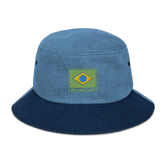 Chapéu bucket jeans - BRA-Flag