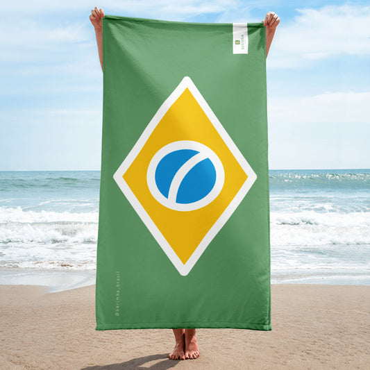 Toalha/Canga - Bandeira do Brasil - 152×76cm