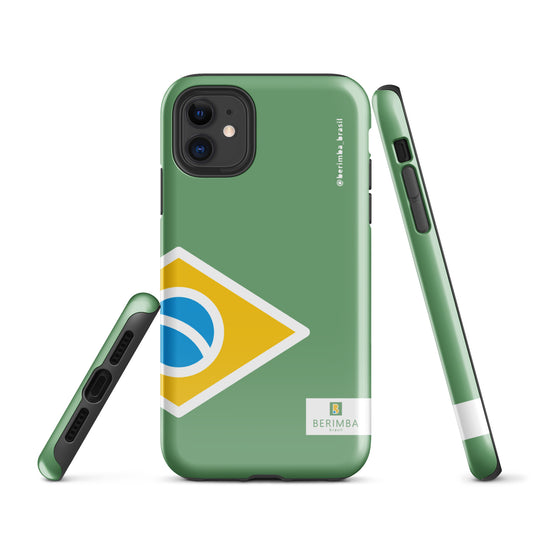 Capa dura de Celular para iPhone® - Brasil Bandeira