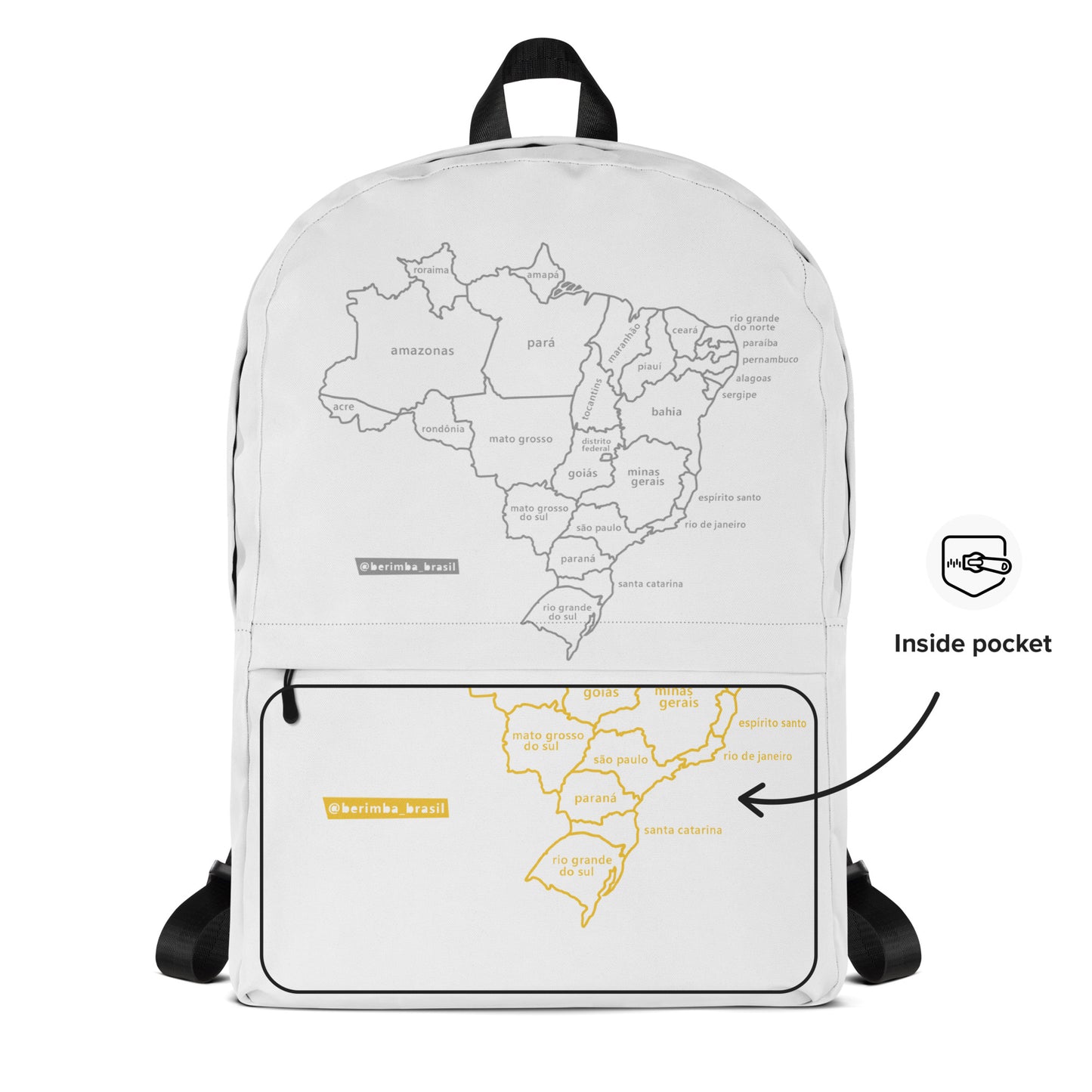 Mochila - Brasil Mapa