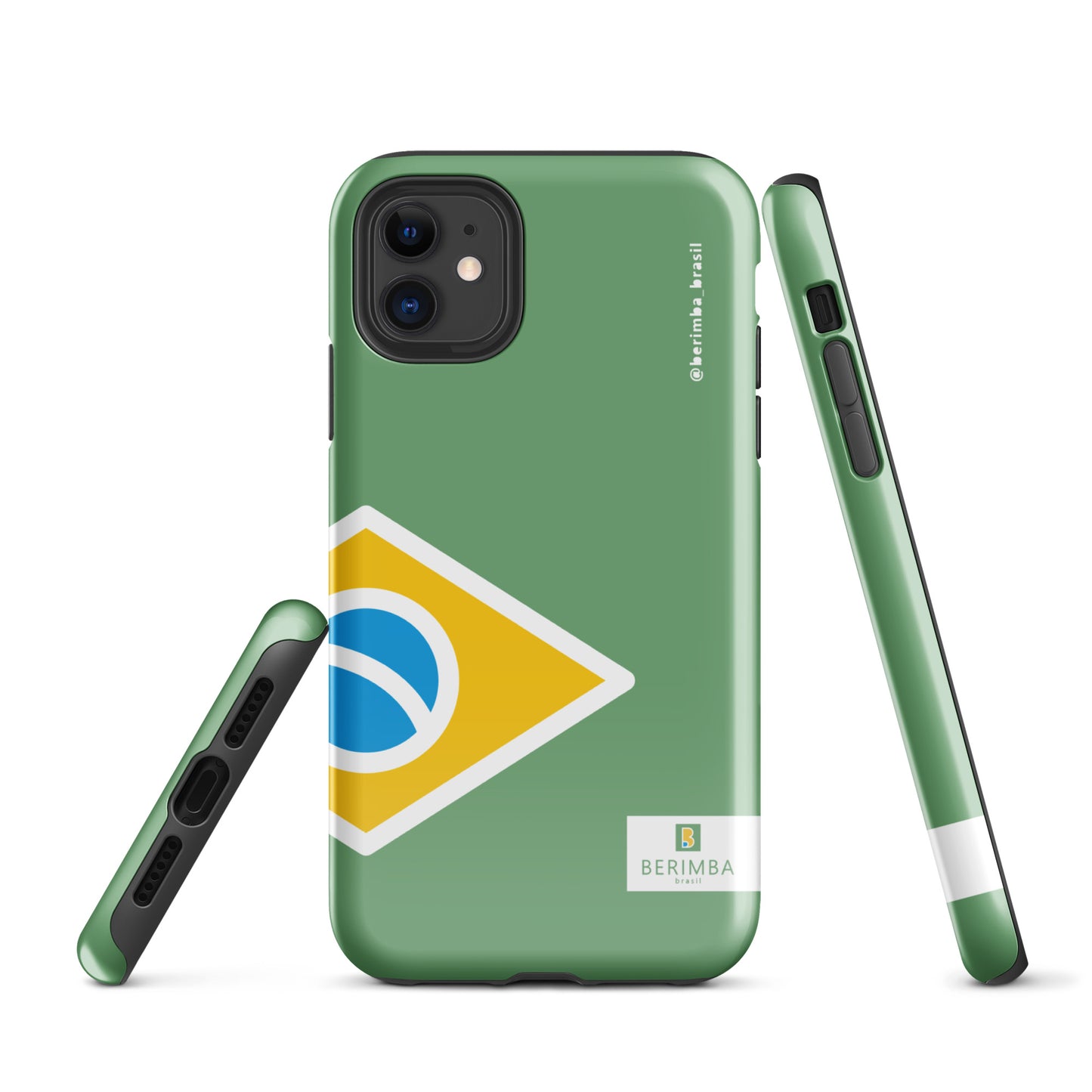 Capa dura de Celular para iPhone® - Brasil Bandeira