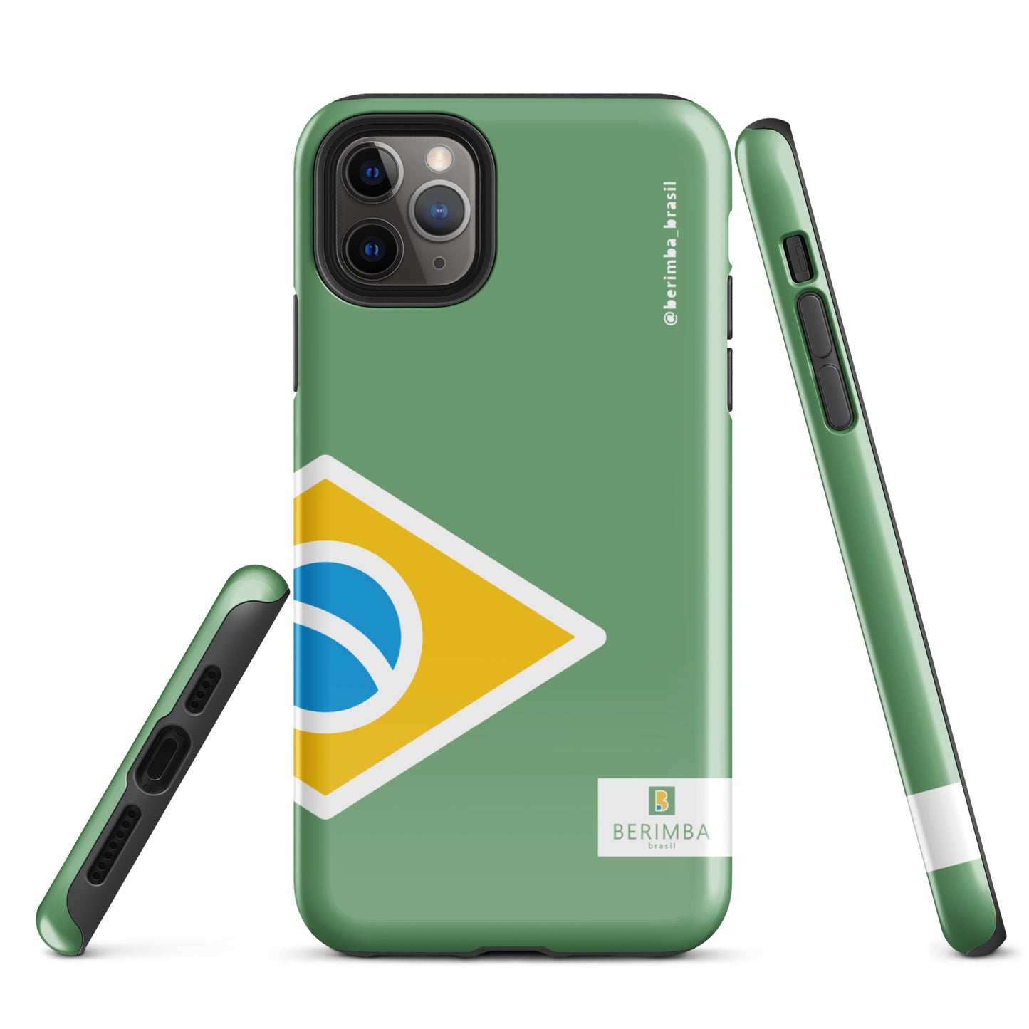 Capa dura de Celular para iPhone® - Brasil Bandeira