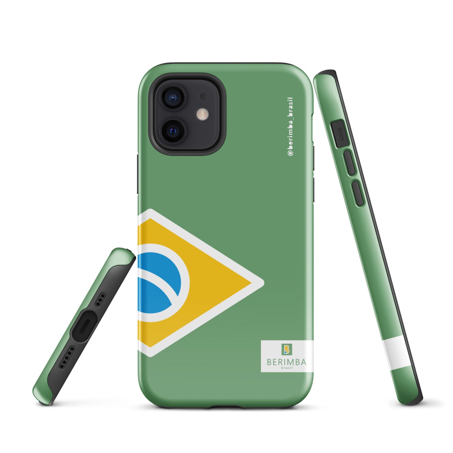 Capa dura de Celular para iPhone® - Brasil Bandeira