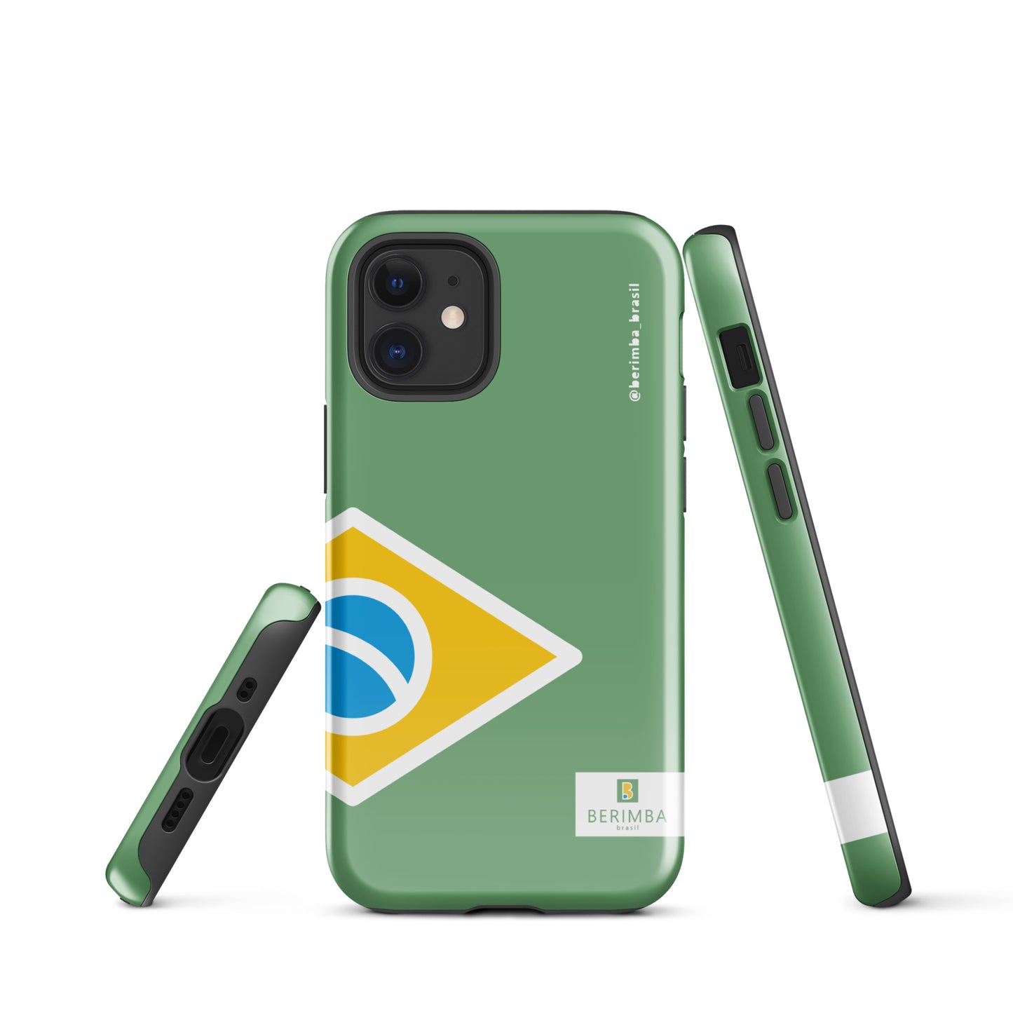 Capa dura de Celular para iPhone® - Brasil Bandeira
