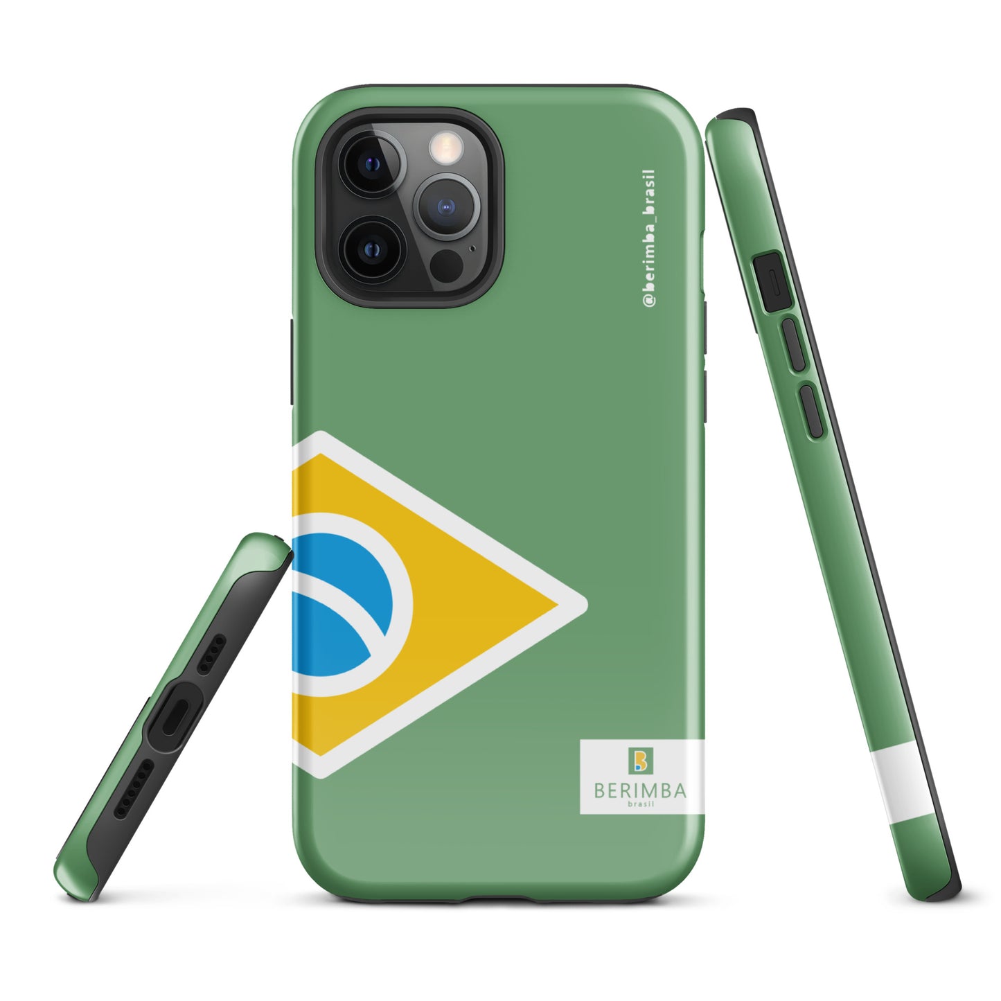 Capa dura de Celular para iPhone® - Brasil Bandeira