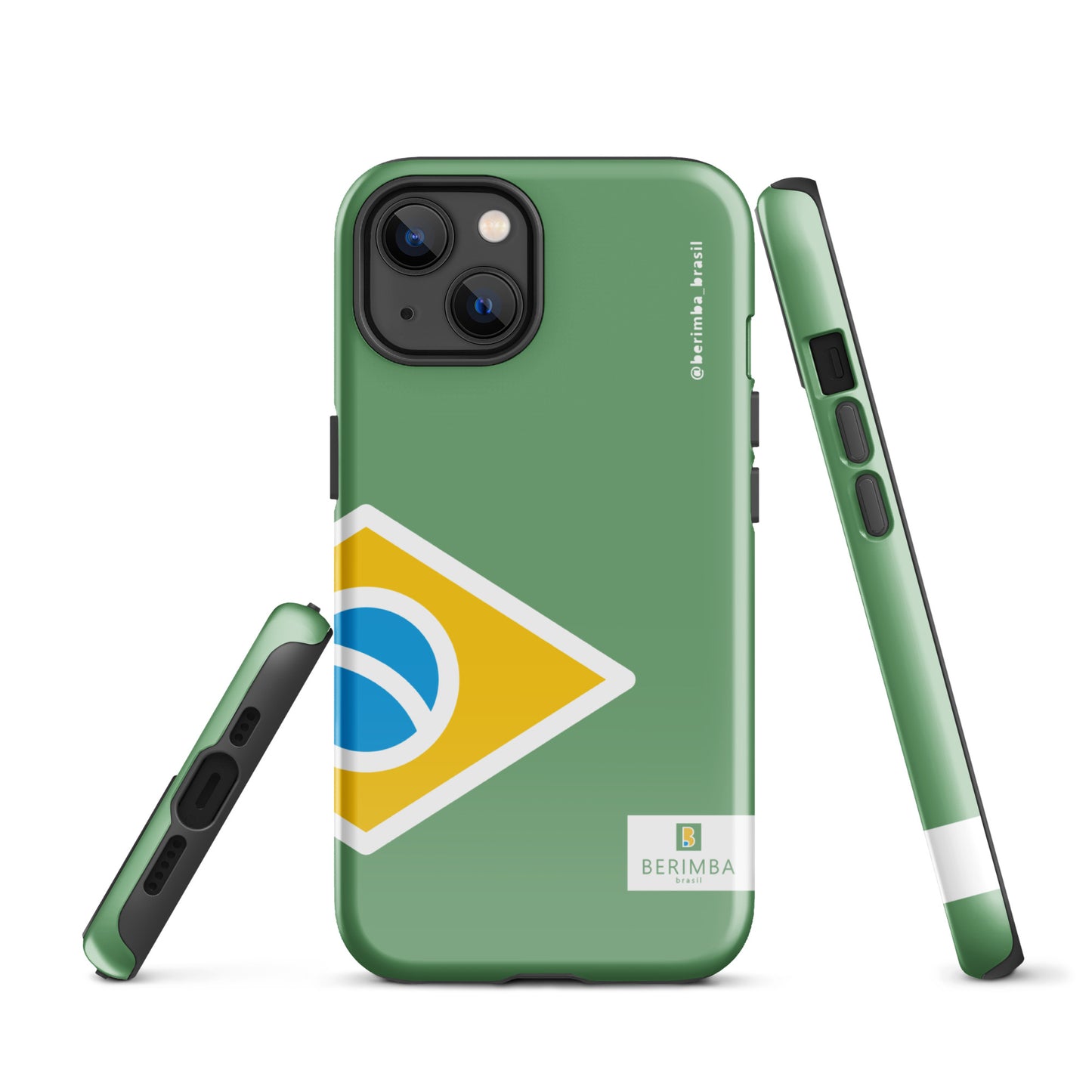 Capa dura de Celular para iPhone® - Brasil Bandeira