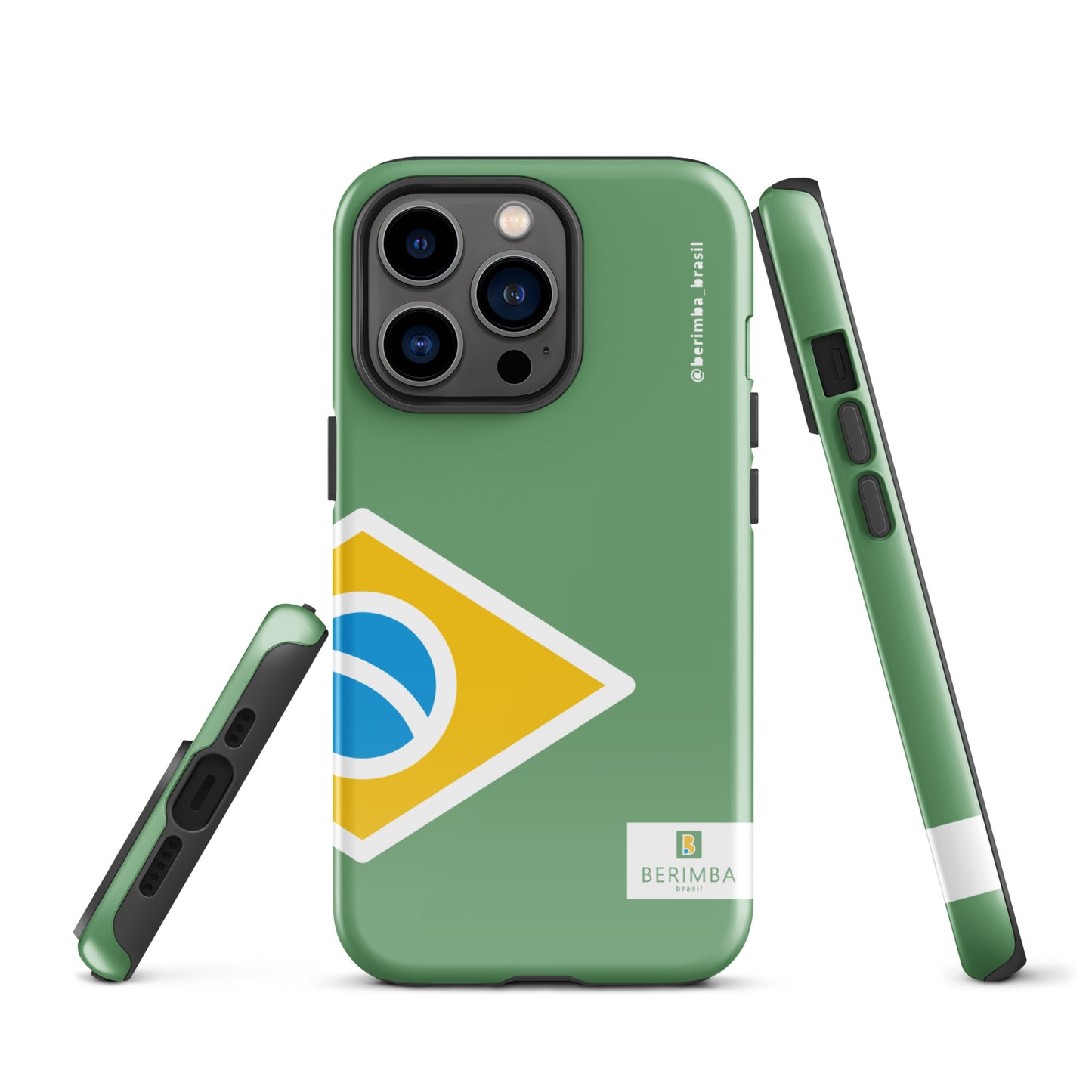 Capa dura de Celular para iPhone® - Brasil Bandeira