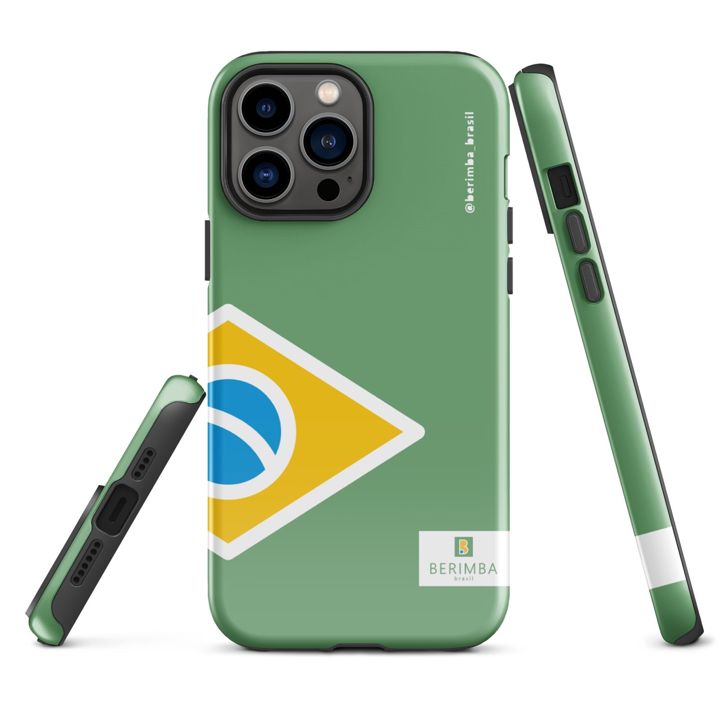 Capa dura de Celular para iPhone® - Brasil Bandeira
