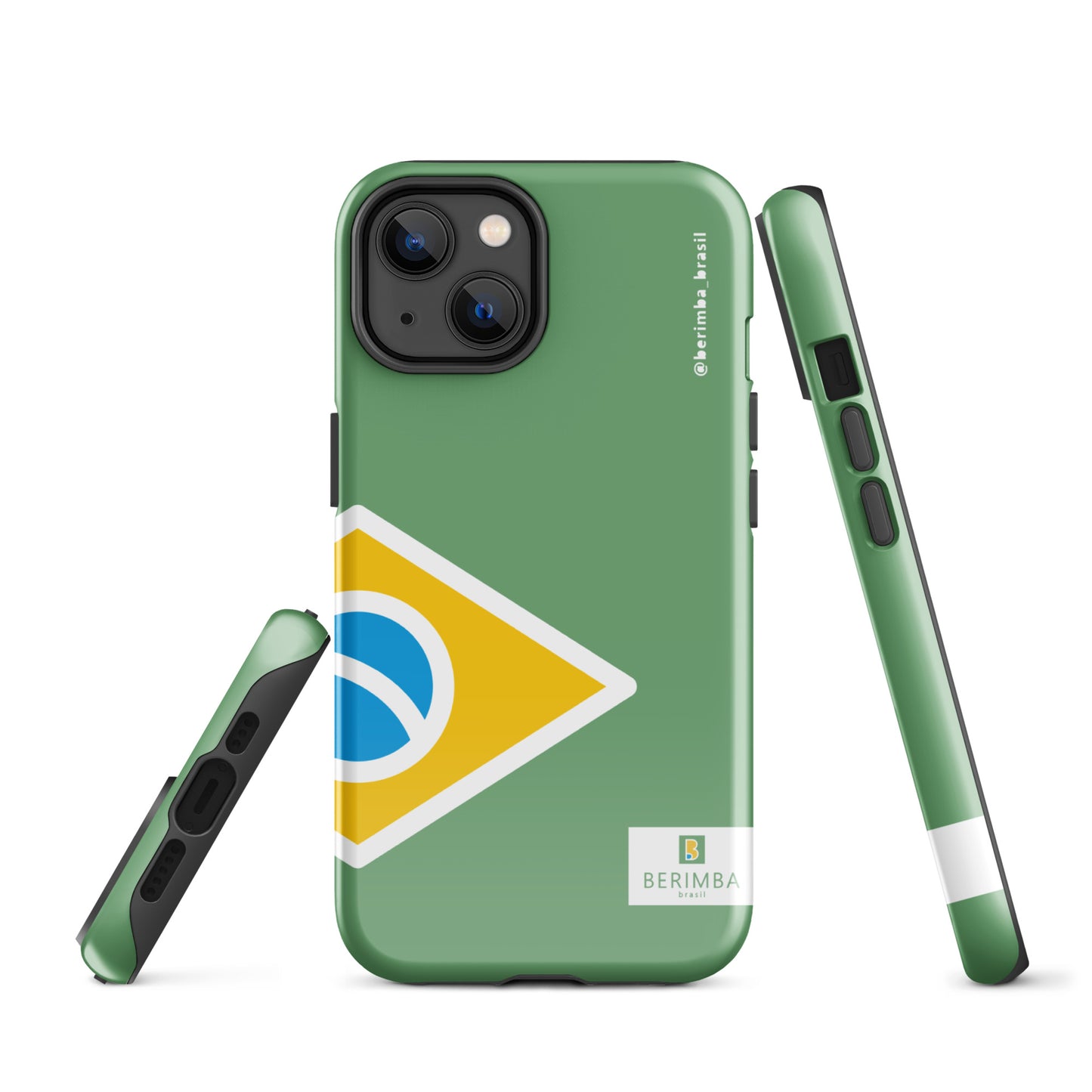 Capa dura de Celular para iPhone® - Brasil Bandeira