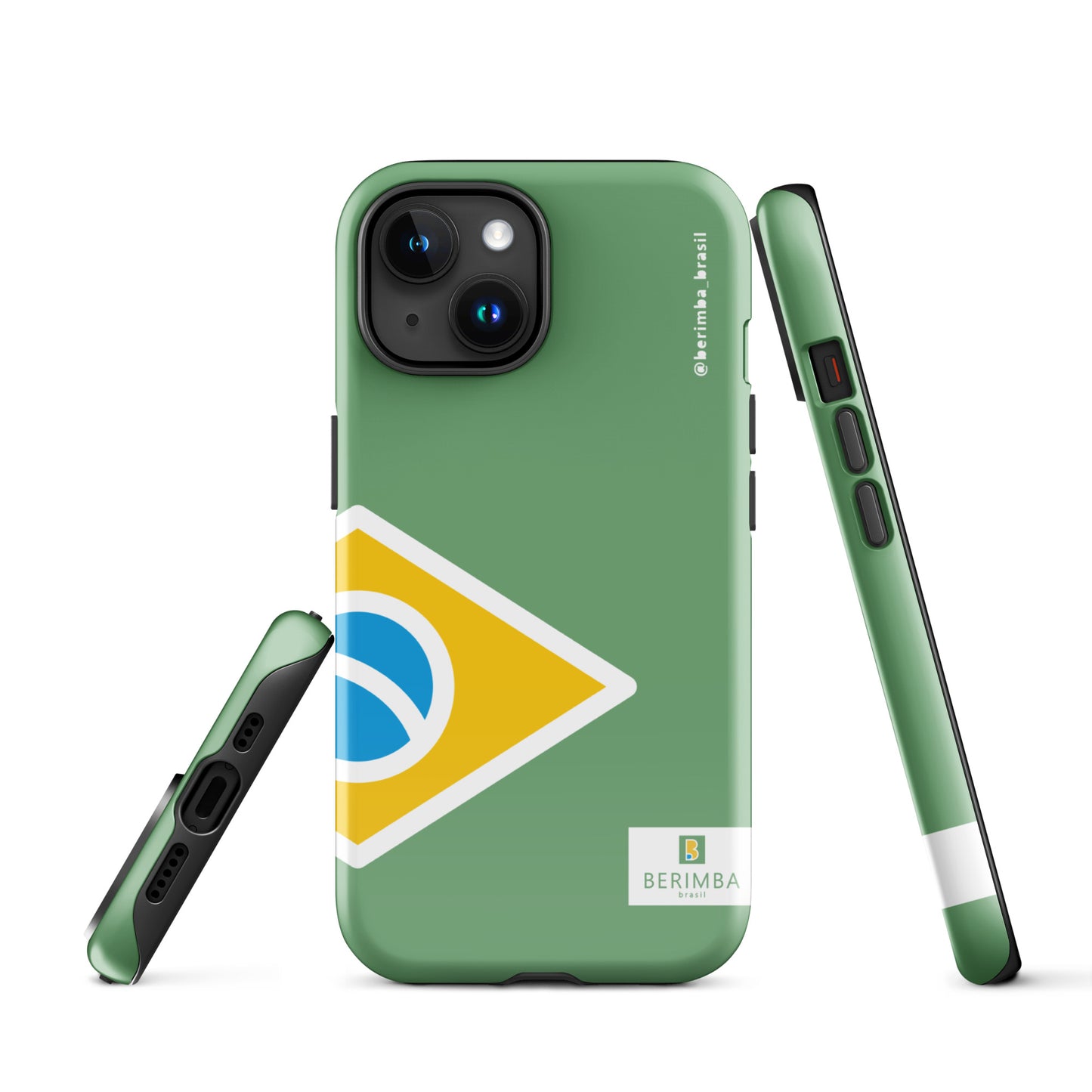 Capa dura de Celular para iPhone® - Brasil Bandeira