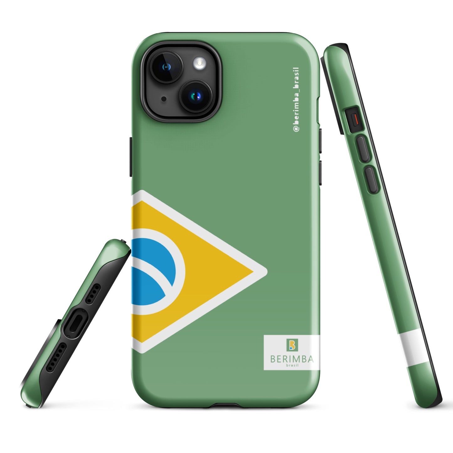 Capa dura de Celular para iPhone® - Brasil Bandeira