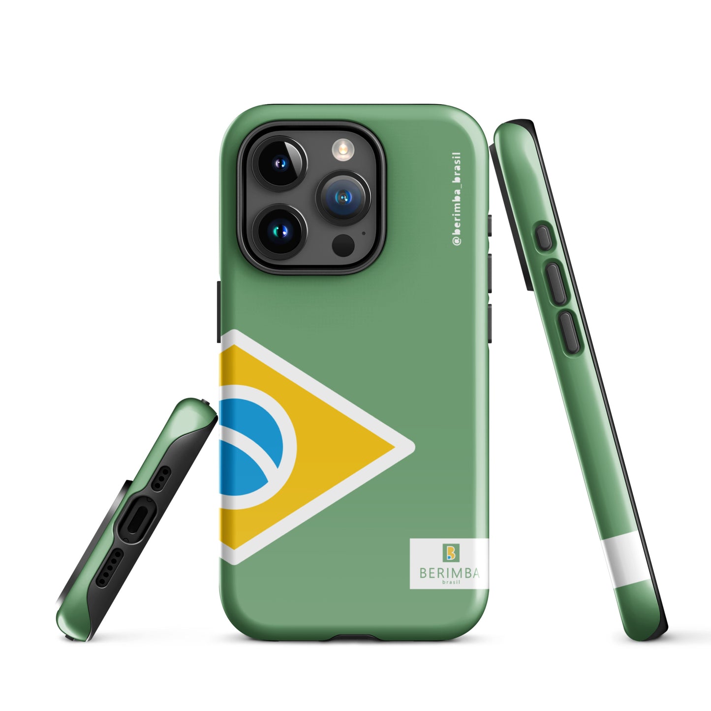 Capa dura de Celular para iPhone® - Brasil Bandeira