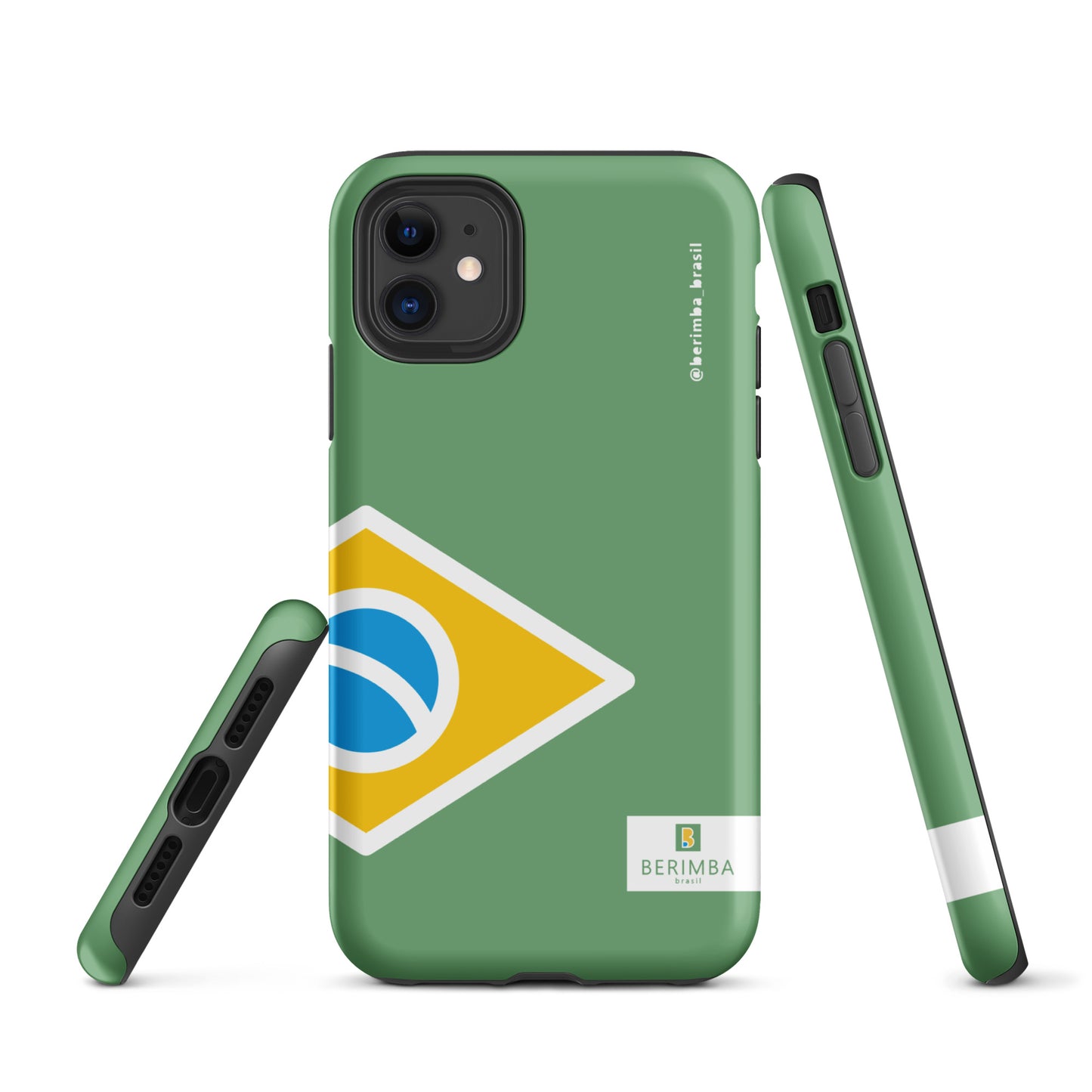 Capa dura de Celular para iPhone® - Brasil Bandeira