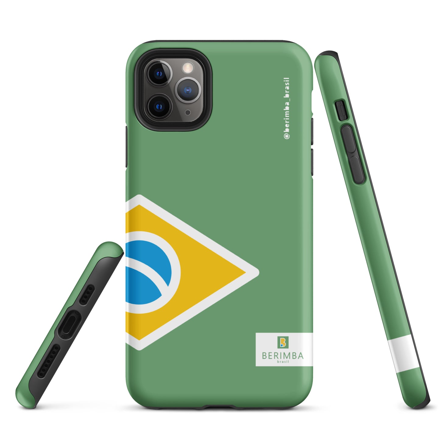 Capa dura de Celular para iPhone® - Brasil Bandeira