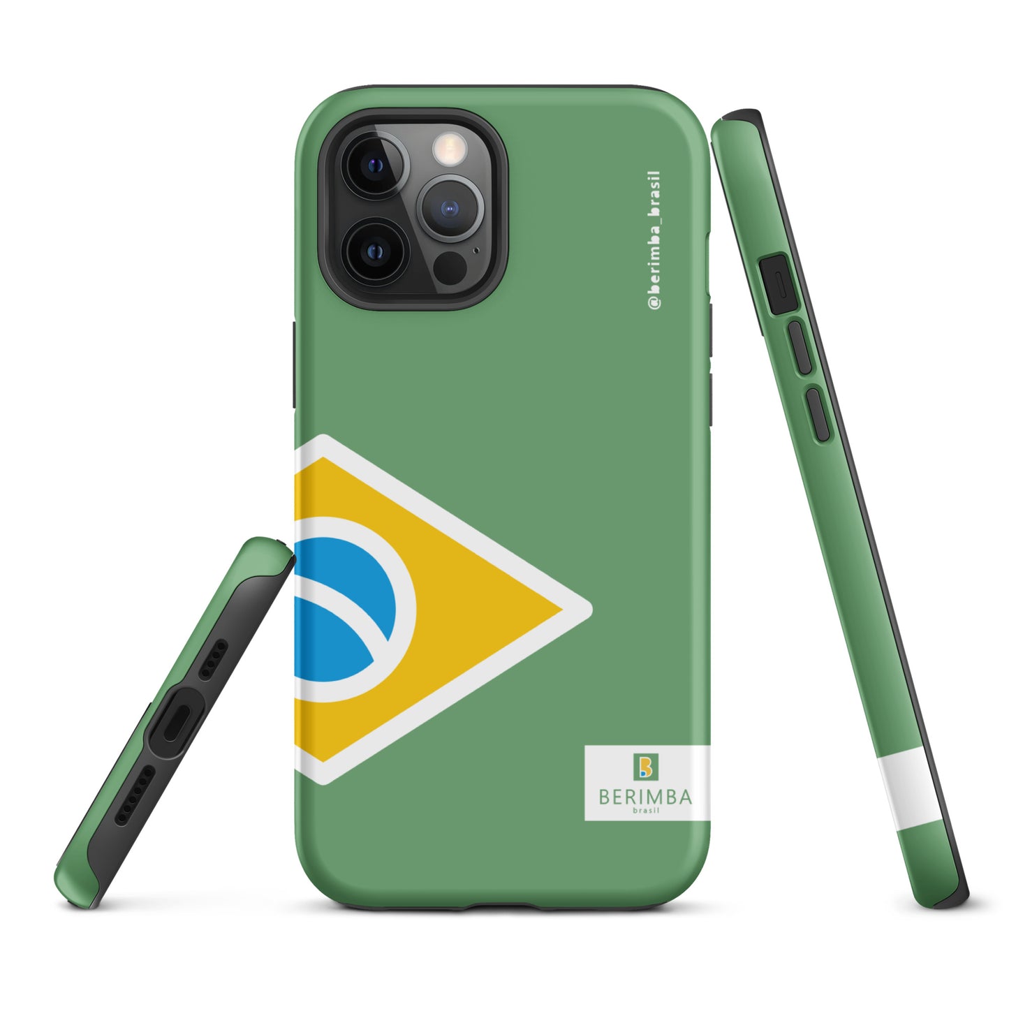 Capa dura de Celular para iPhone® - Brasil Bandeira