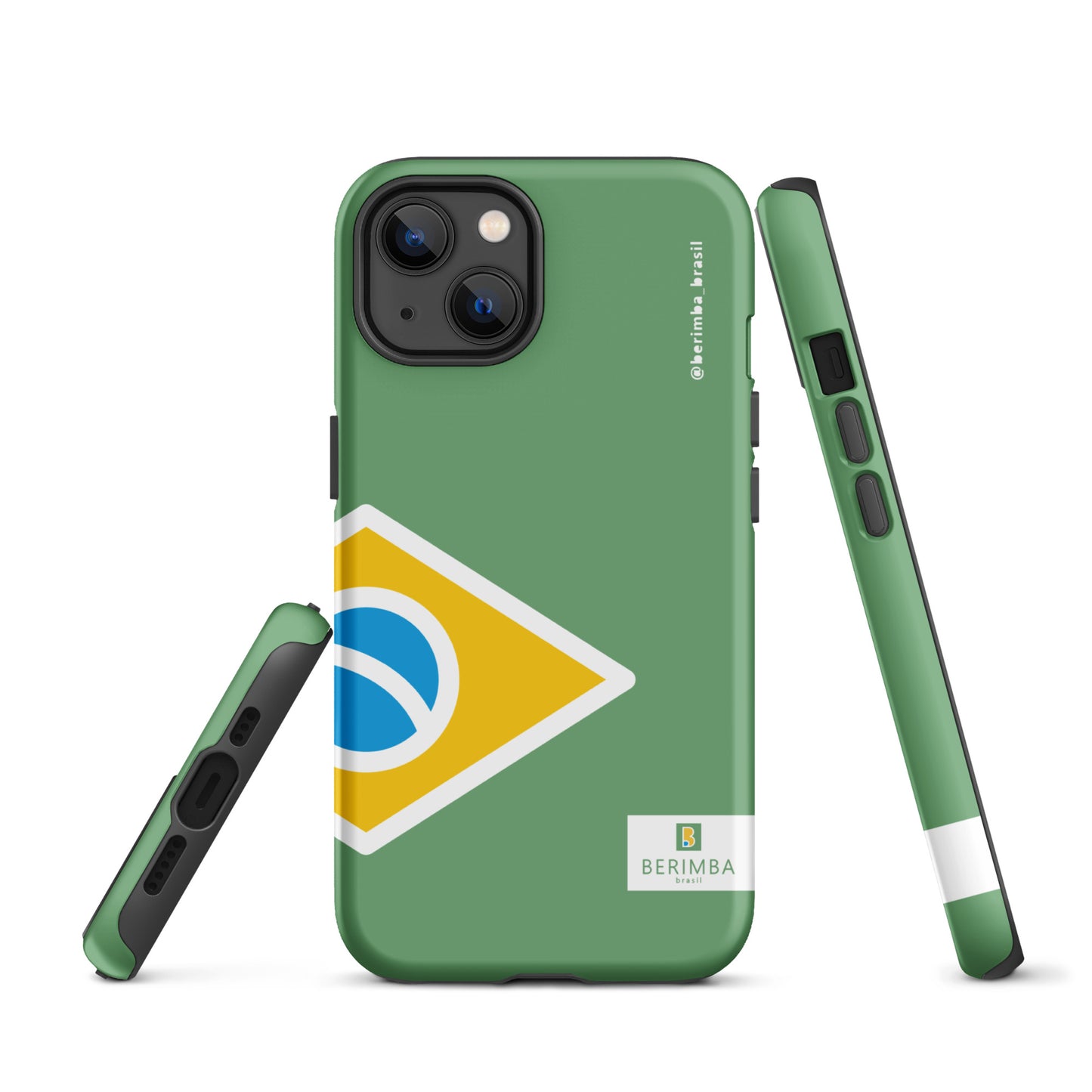 Capa dura de Celular para iPhone® - Brasil Bandeira