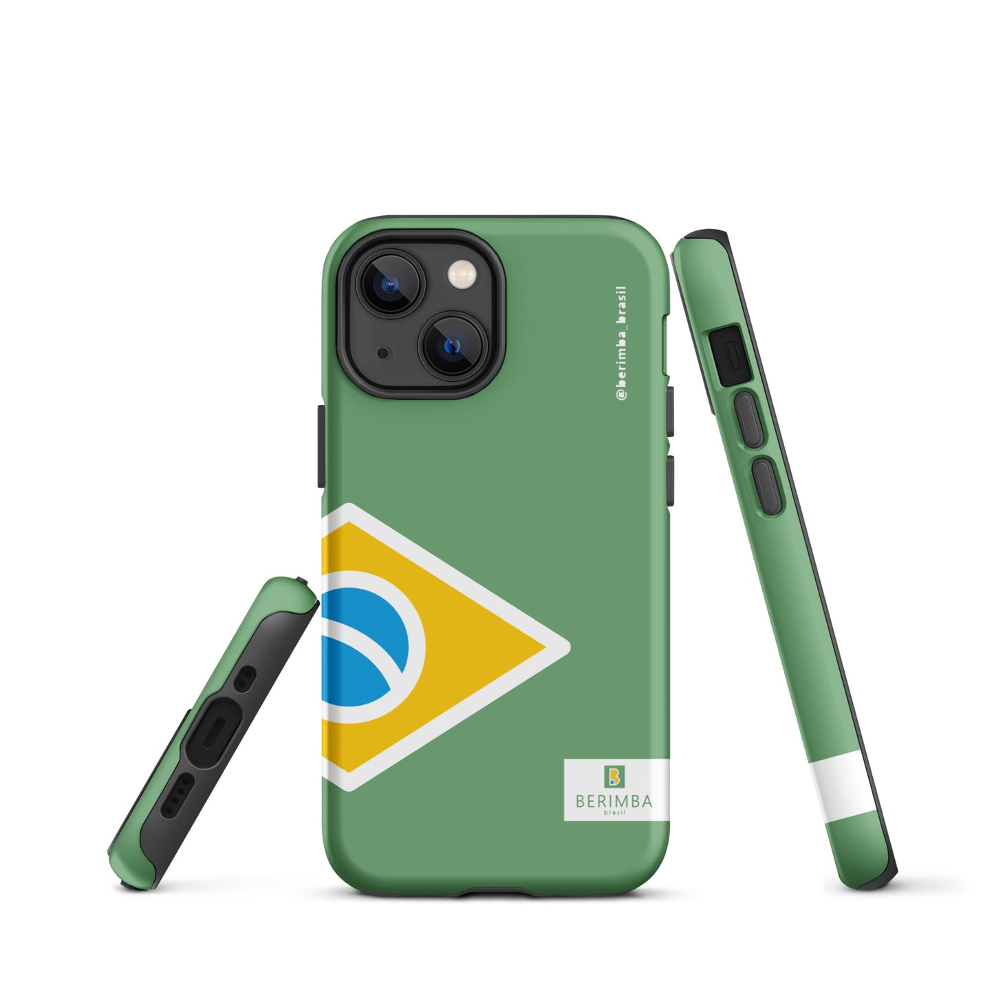 Capa dura de Celular para iPhone® - Brasil Bandeira