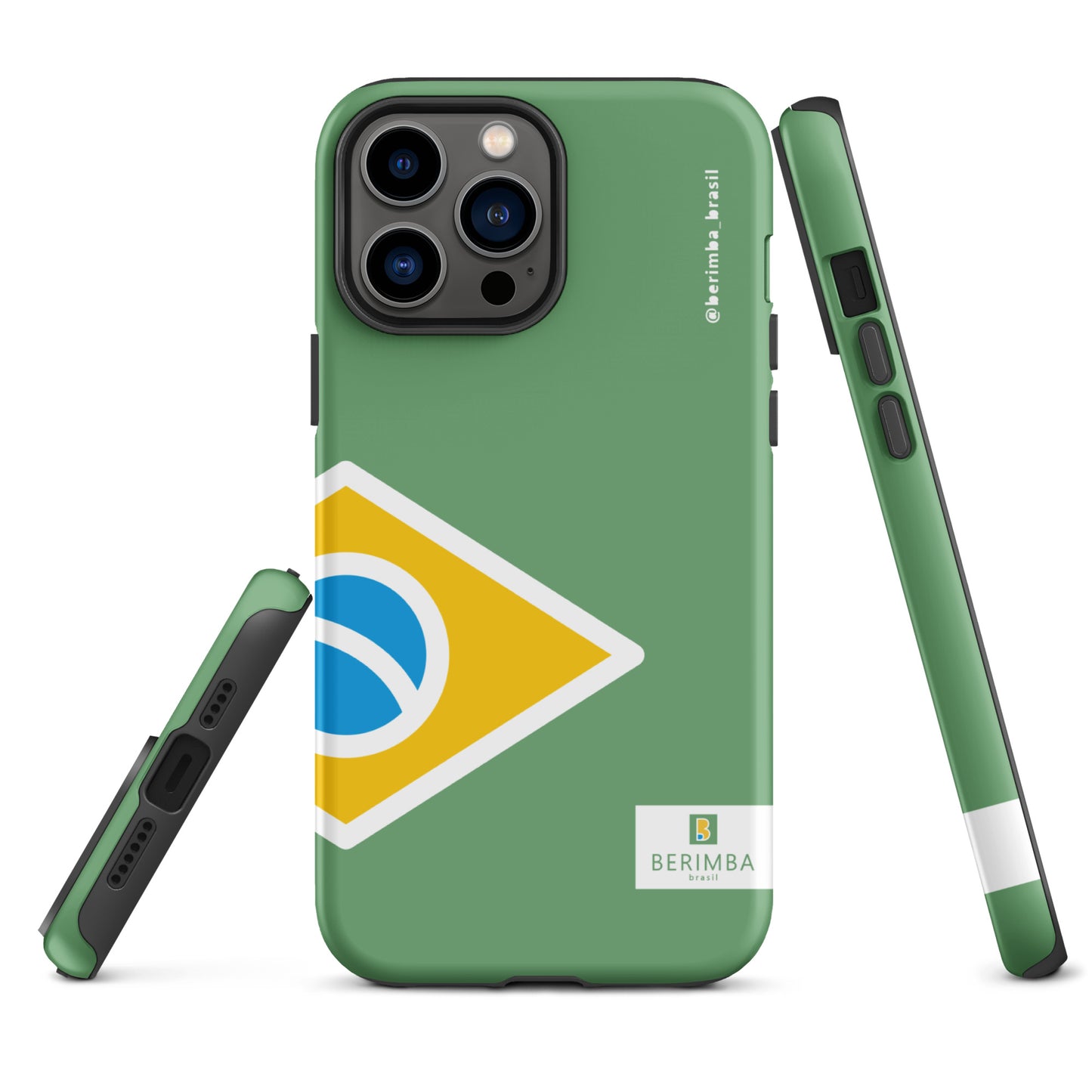 Capa dura de Celular para iPhone® - Brasil Bandeira