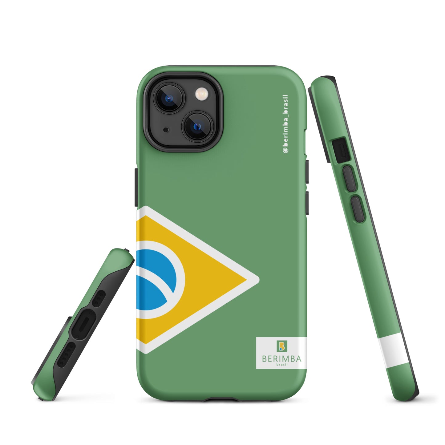 Capa dura de Celular para iPhone® - Brasil Bandeira