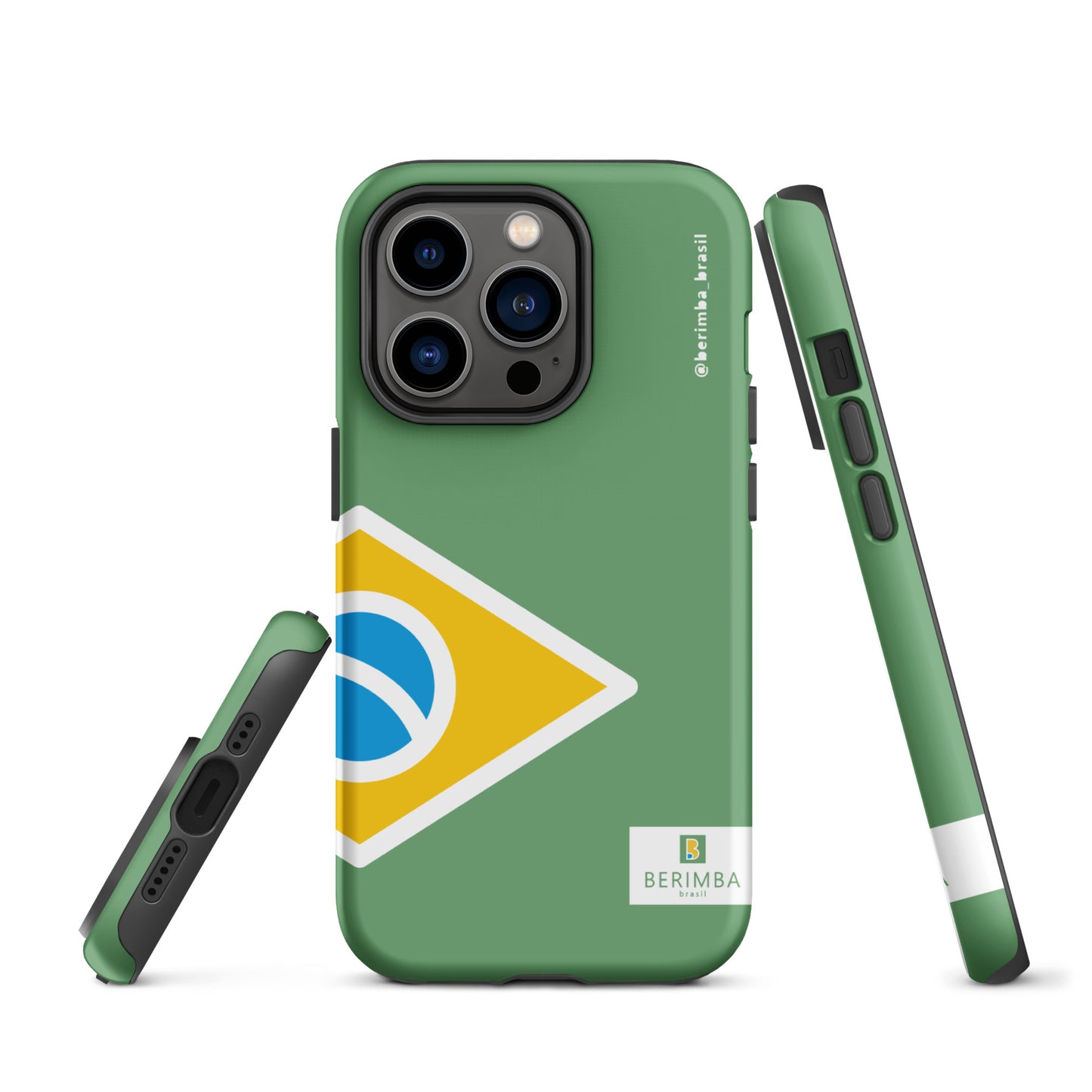 Capa dura de Celular para iPhone® - Brasil Bandeira