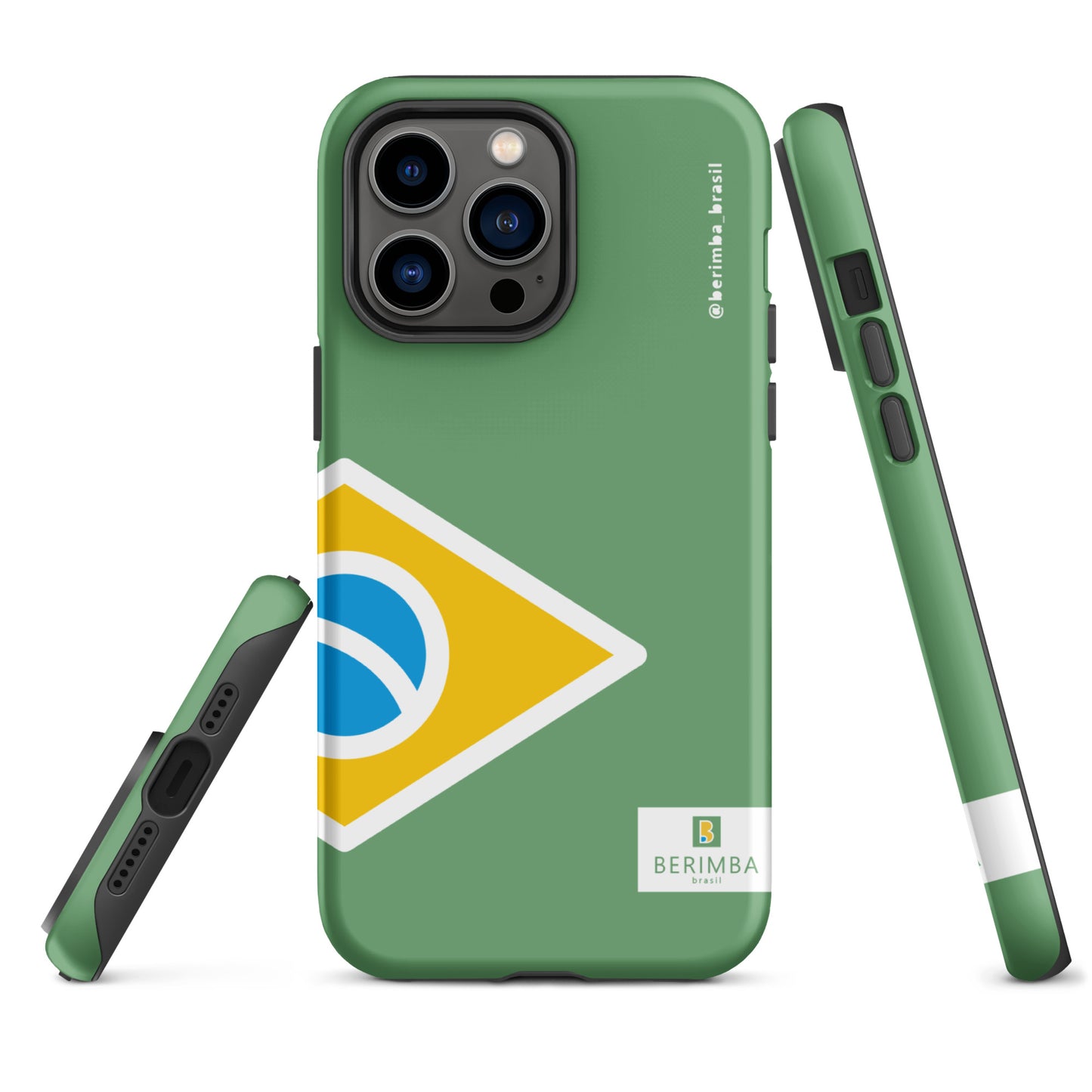 Capa dura de Celular para iPhone® - Brasil Bandeira