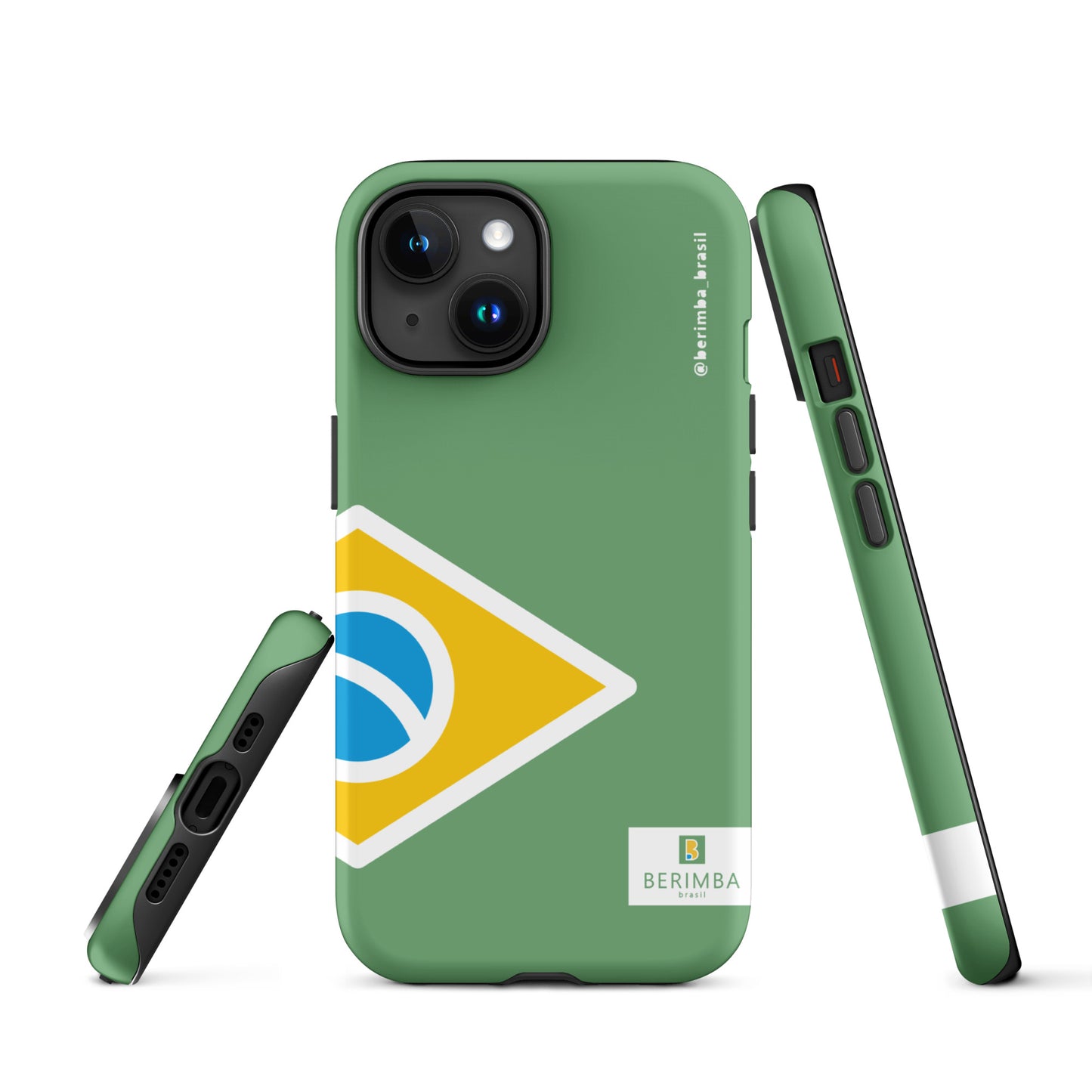 Capa dura de Celular para iPhone® - Brasil Bandeira