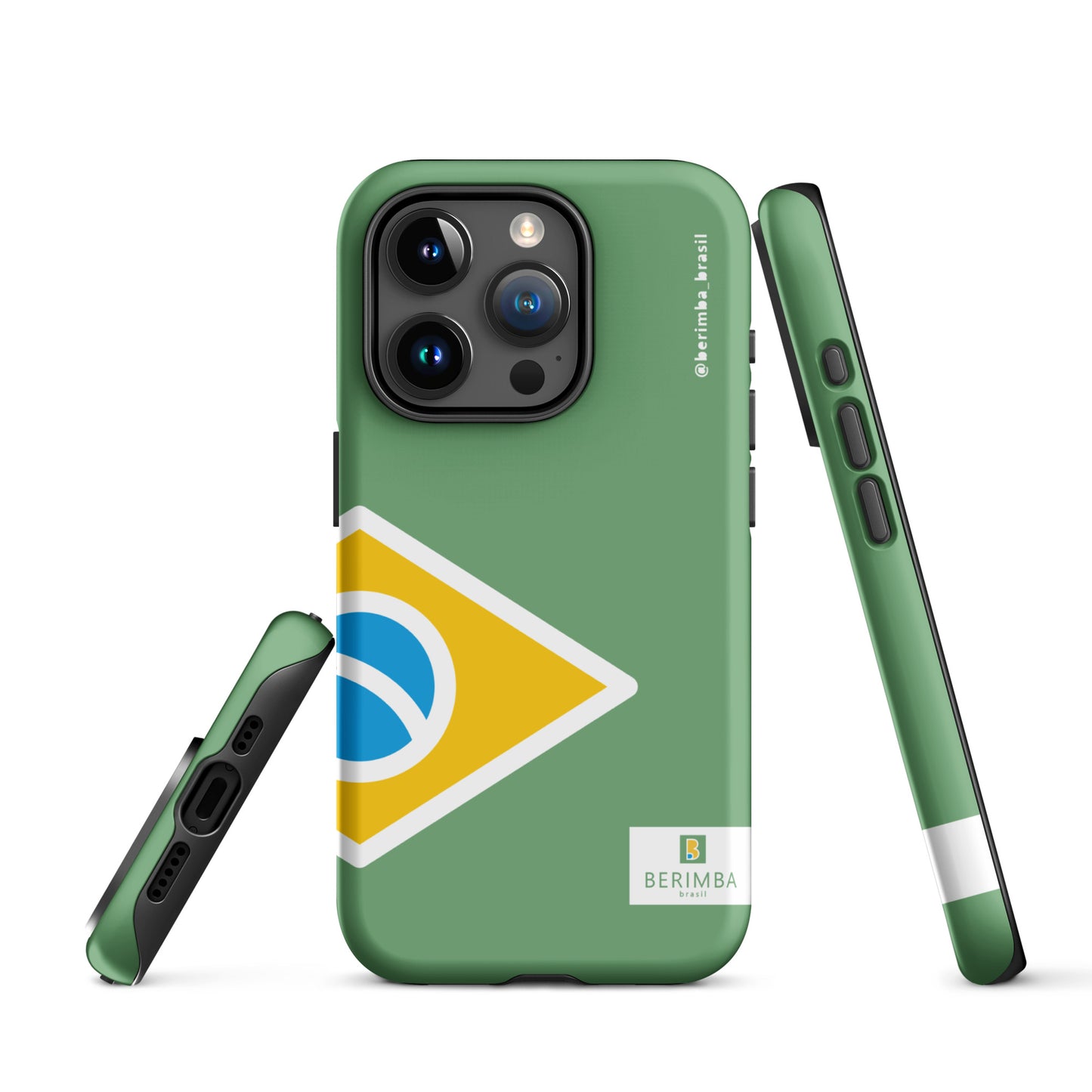 Capa dura de Celular para iPhone® - Brasil Bandeira